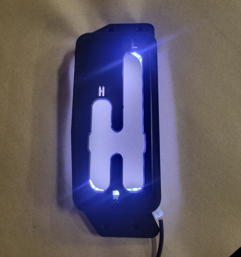 KAWASAKI TERYX 800- BLACK SHIFT GATE WITH LED BACKLIGHTING