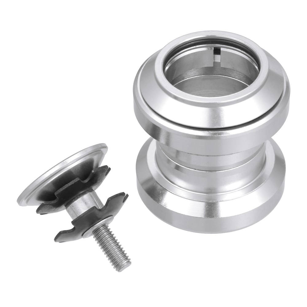 Universal Pack (1) 34mm 1-1/8" Threadless Bicycle Headset Combo Silver Tone