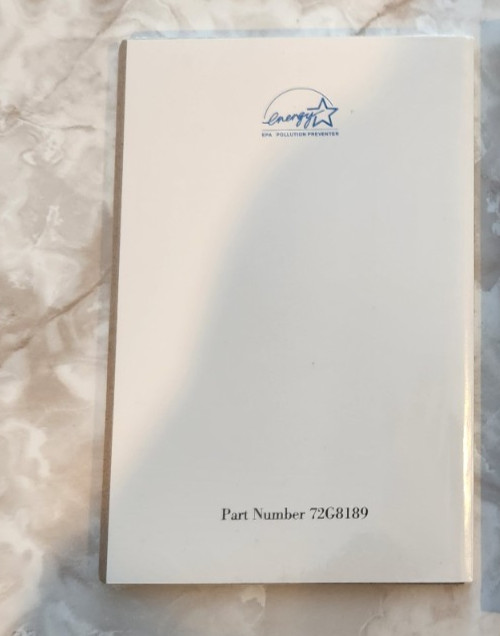 IBM Personal System/2Model 80 Quick Reference + Color Monitor User guide.