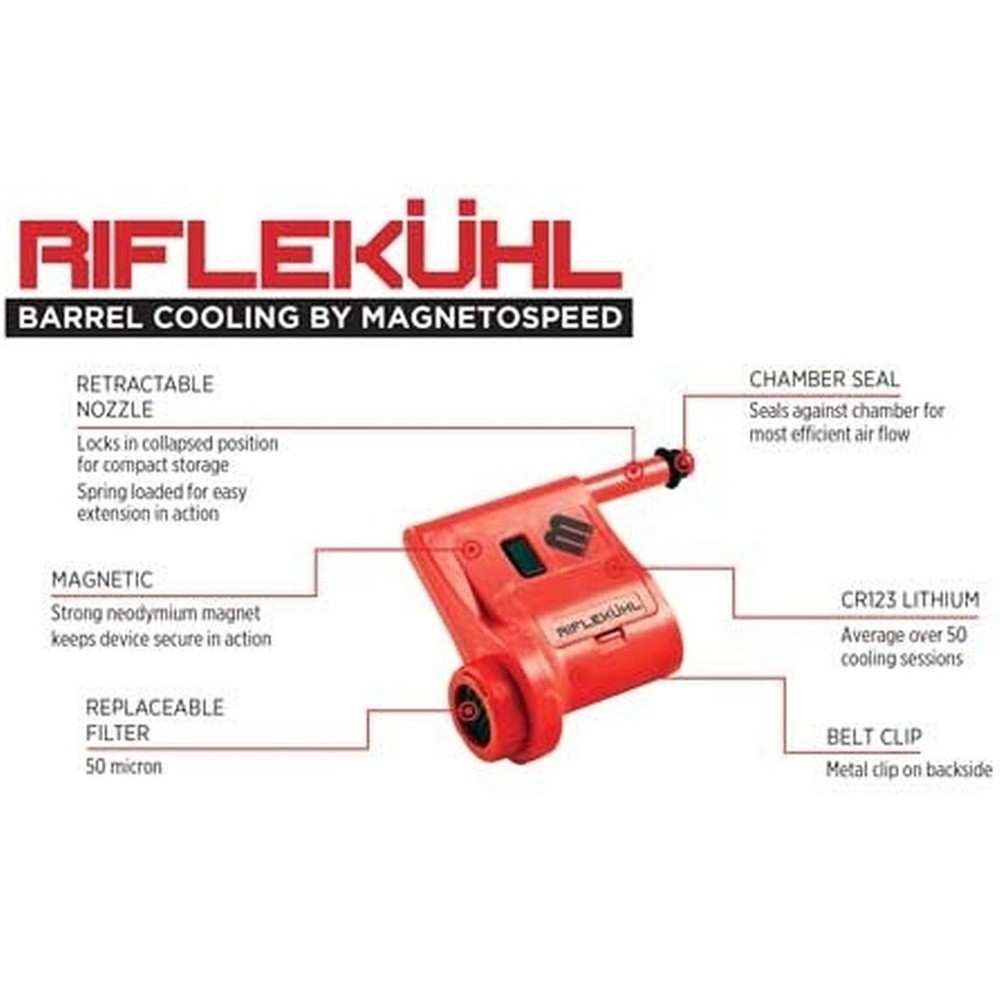 MagnetoSpeed RifleKuhl Barrel Cooler