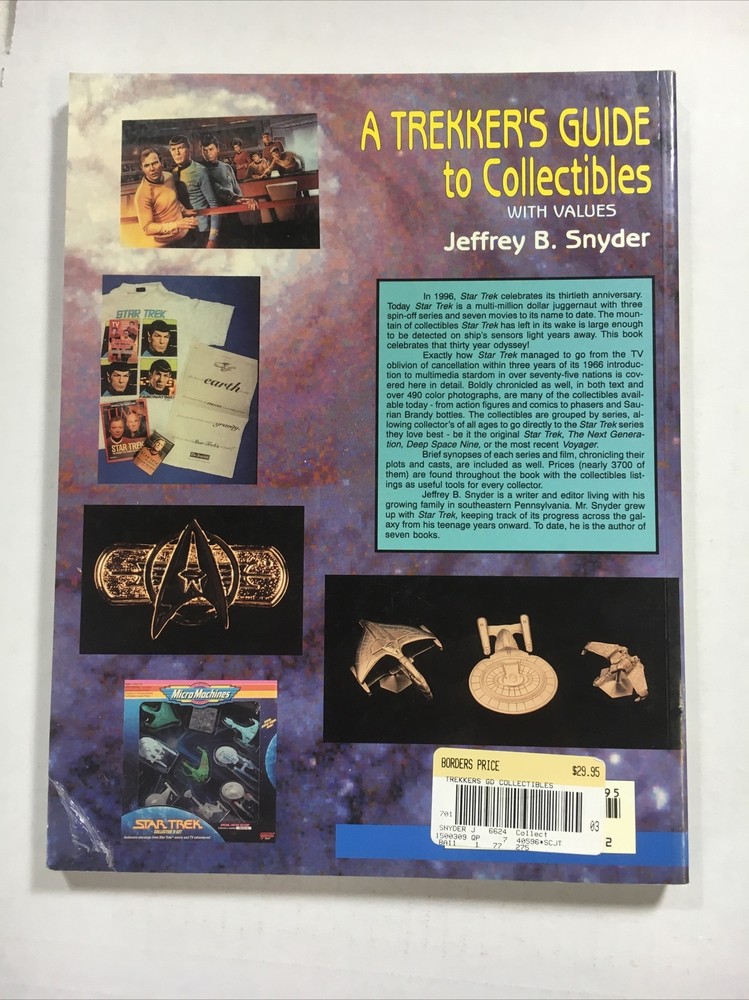 A Trekkers Guide To Collectibles Snyder With Values