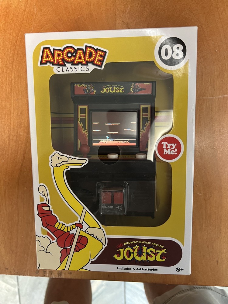 Retro Joust Mini Arcade Classics 08 Midway Classic Arcade Game