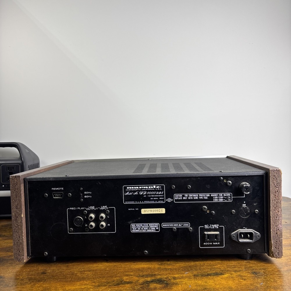 Marantz SD8000 Vintage DBX DBOX Compudeck UNTESTED Read Description
