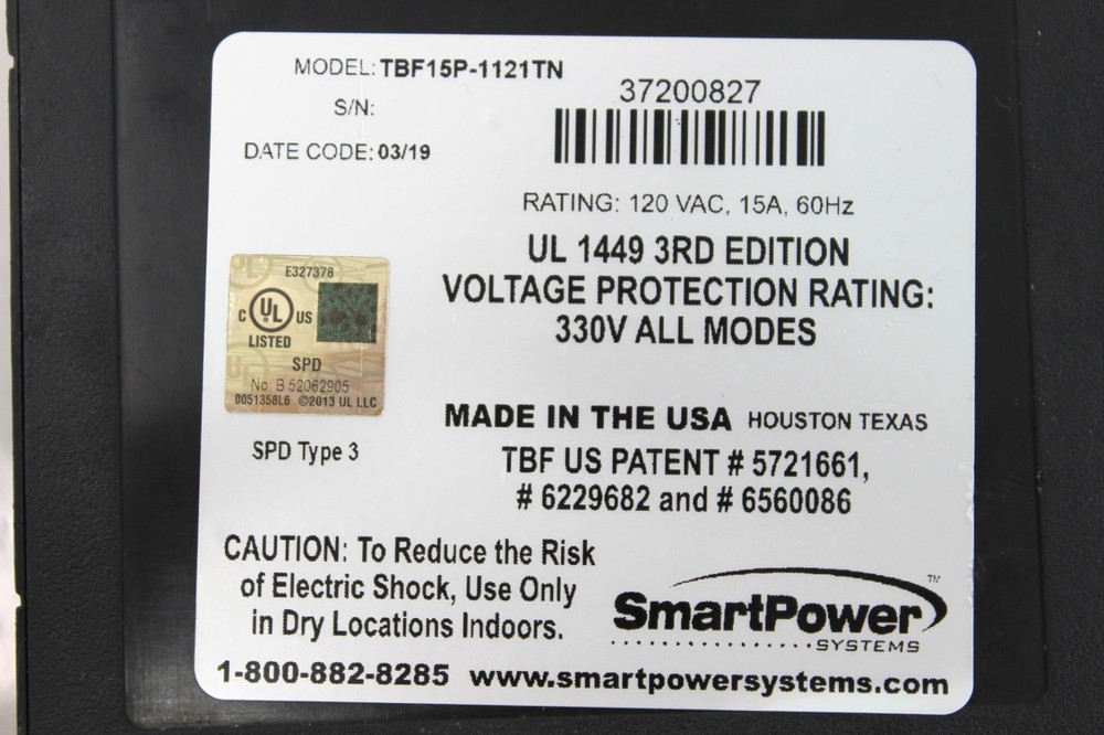 Smart Power System Copier Guardian II Surge Protector 60 HZ