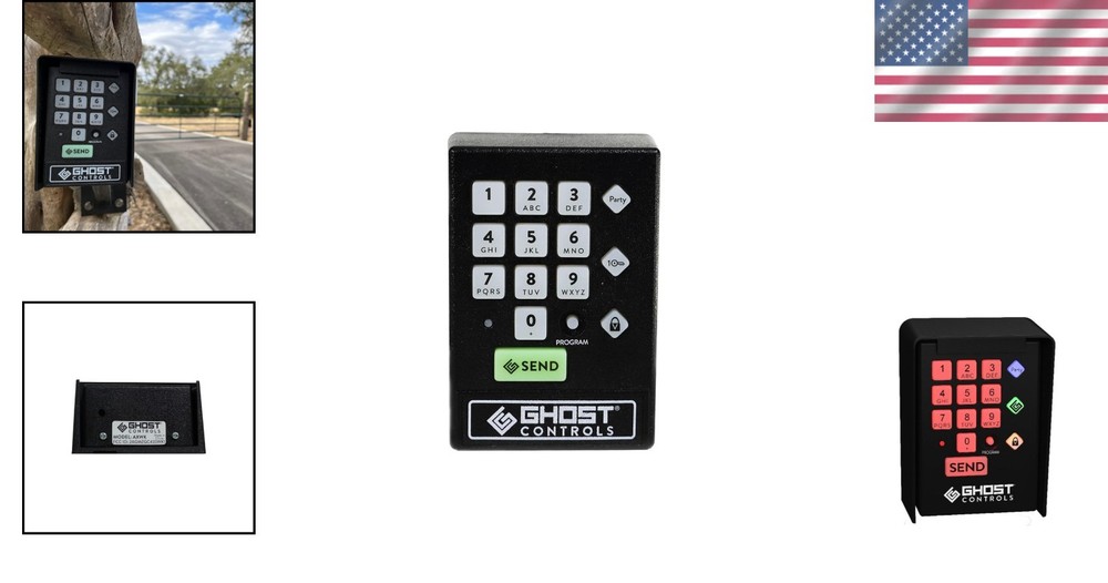 Versatile Wireless Keypad for Gates - Includes Partymode and Vacation Features