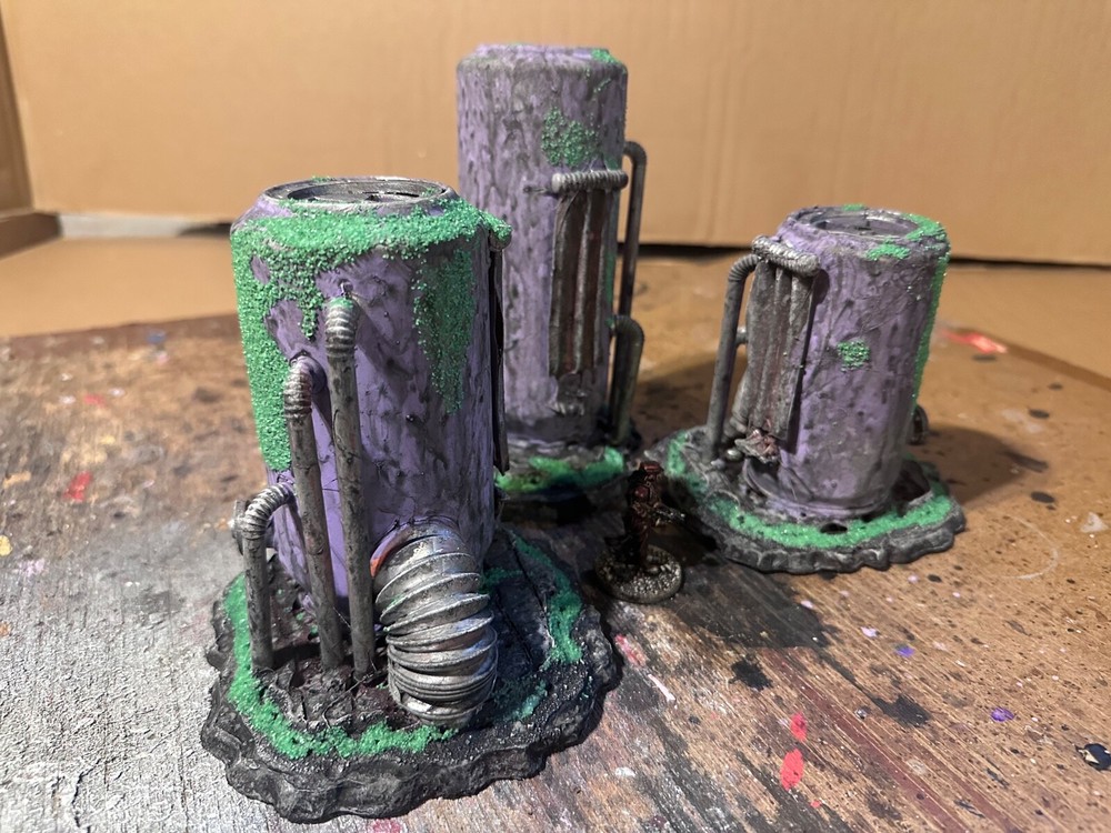 Sci-Fi Terrain pieces .20 – Tabletop Gaming scratch built.
