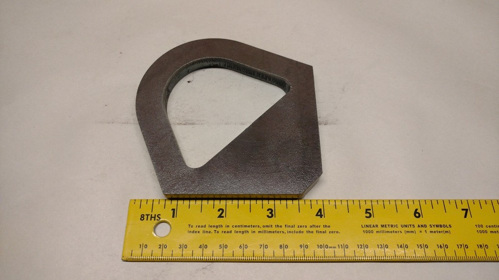 1/2" WELD ON LIFTING EYE - D-RING - SHACKLE MOUNT - TRAILER TIE DOWN - TOW STRAP