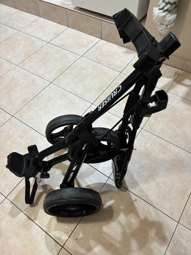 TourTrek Cruiser 3 Wheel Collapsible Golf Push Pull Cart
