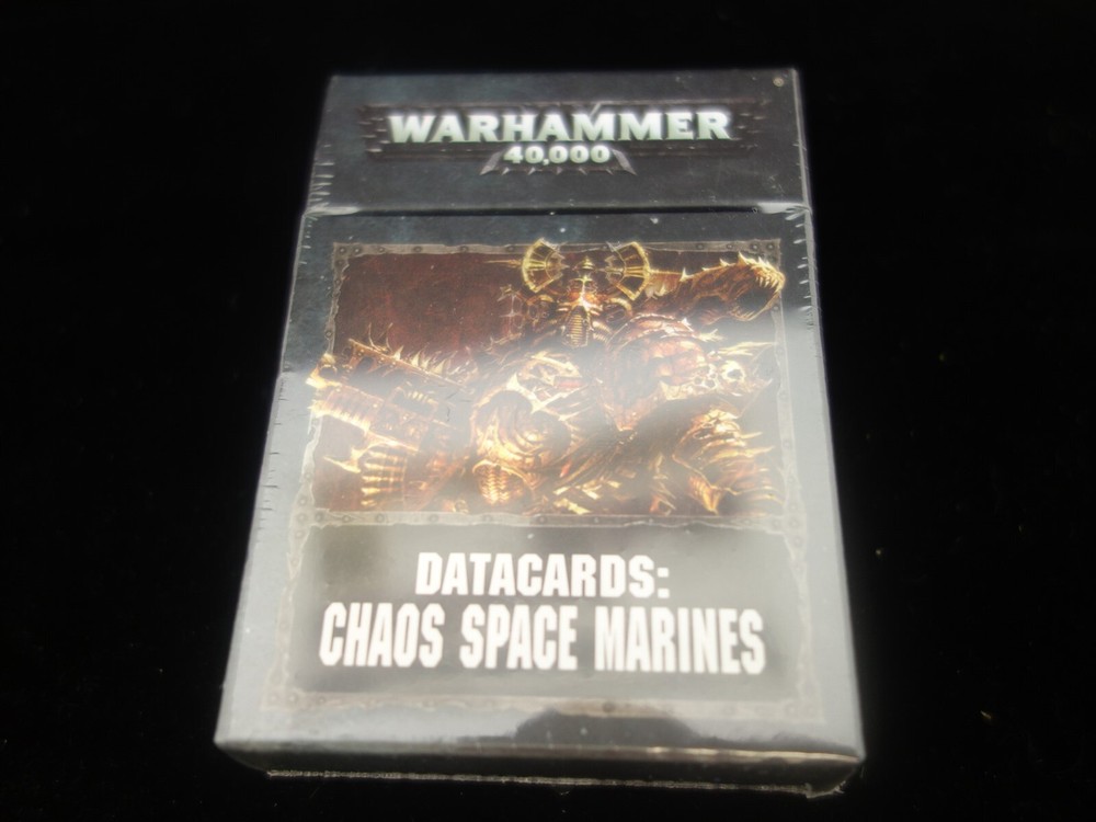 Warhammer 40k Chaos Space Marines - 8th Edition Datacards