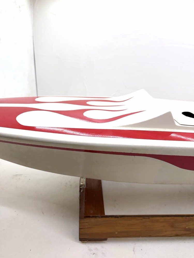 Custom 40” RC V Hull Boat Complete Nitro With Stand
