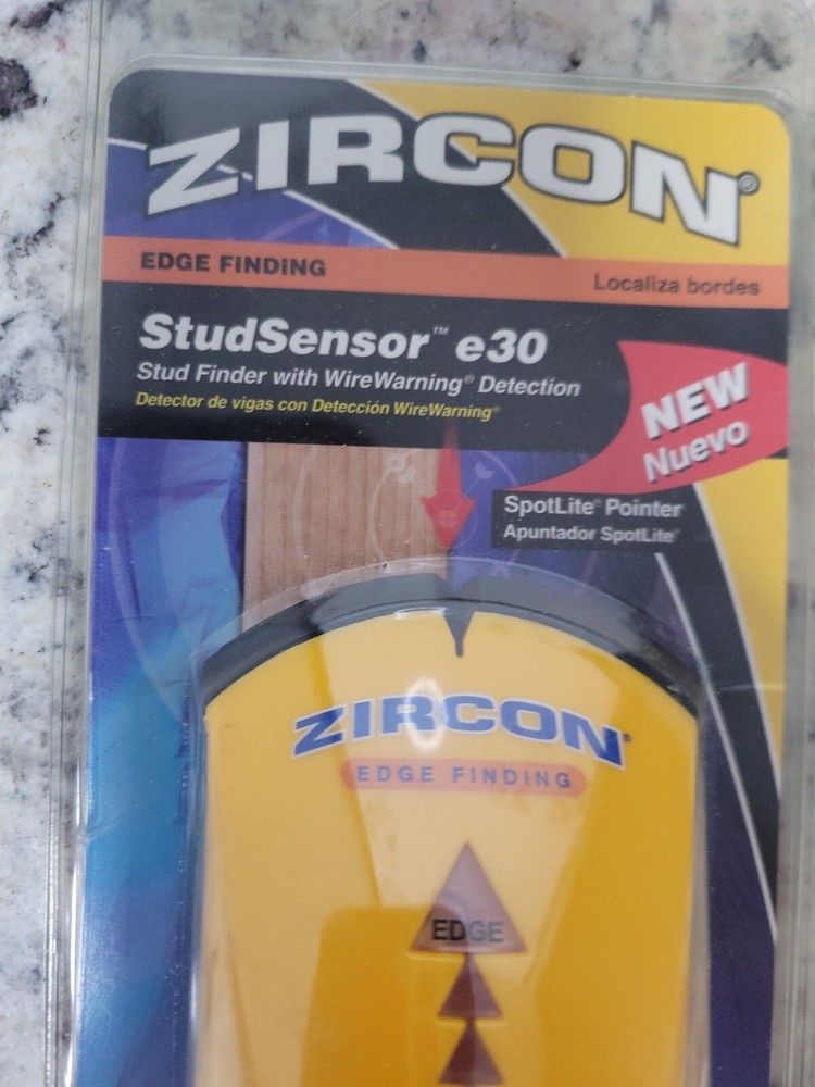 Zircon Edge Finding Stud Sensor e30 Stud Finder With Wire Warning Detection