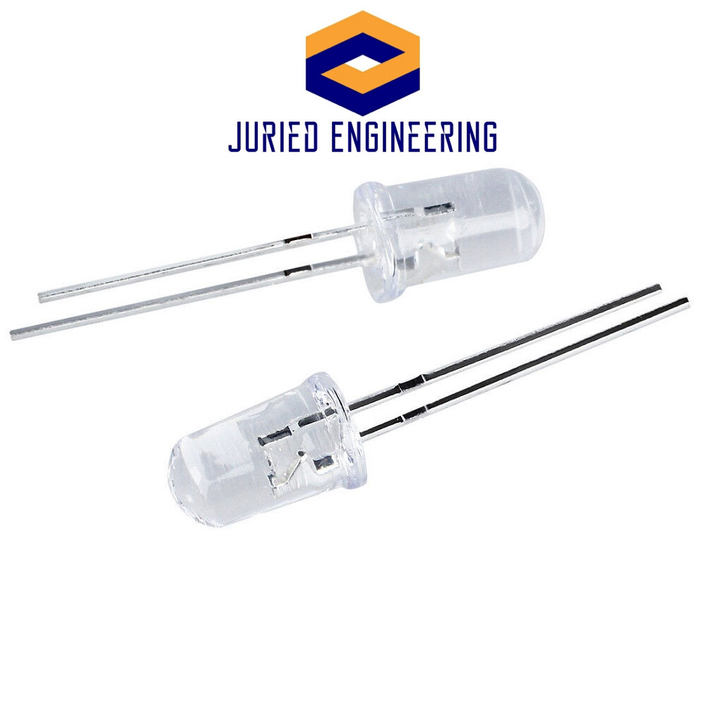 25 x Green Clear LED 5mm Round Wide Angle LED Light Emitting Diode Bright PCB