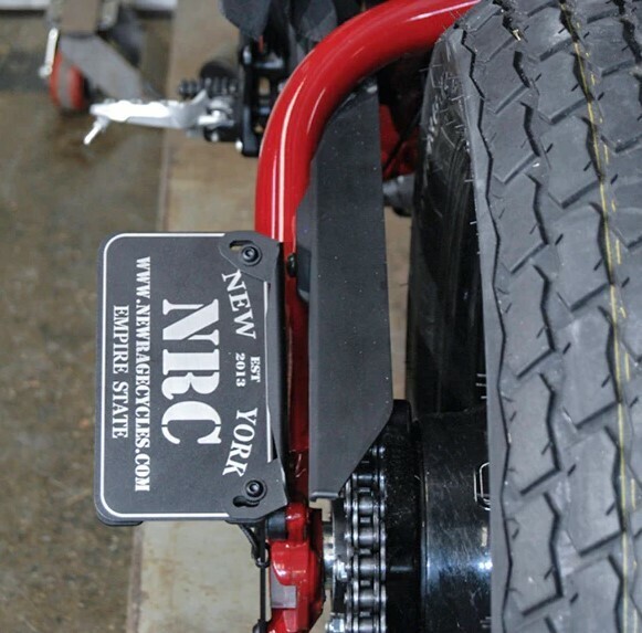 NEW RAGE CYCLE Side Mount License Plate FTR-SIDE