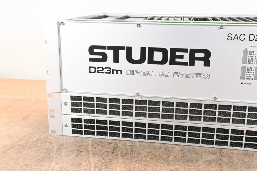 Studer D23m I/O System w/ A-Link HD Card, Fan Module, and Filter Module CG01BZQ
