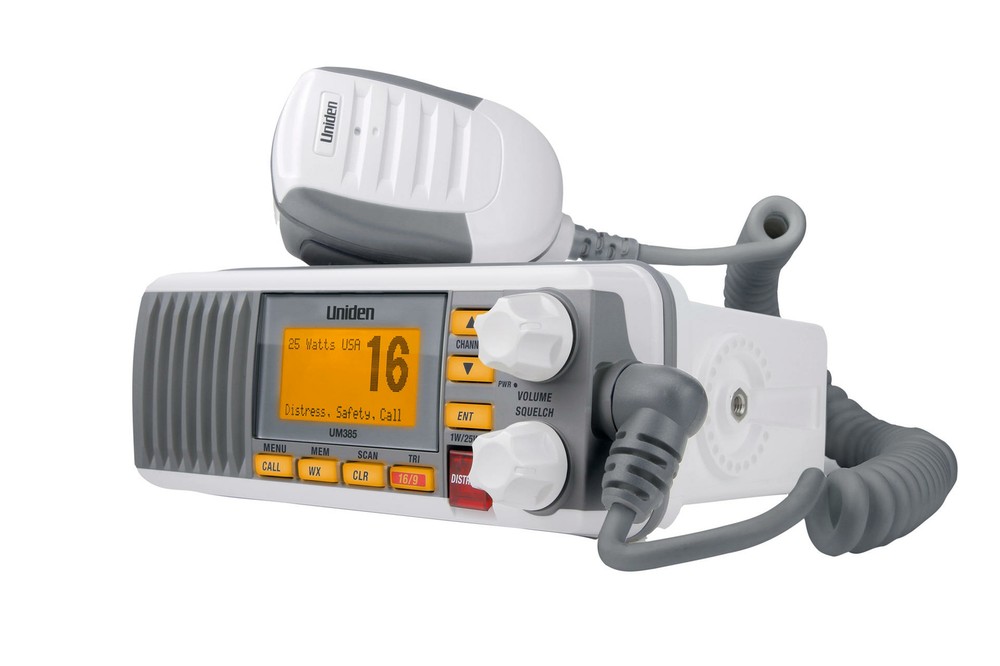 Uniden UM385 Fixed Mount VHF Radio - White
