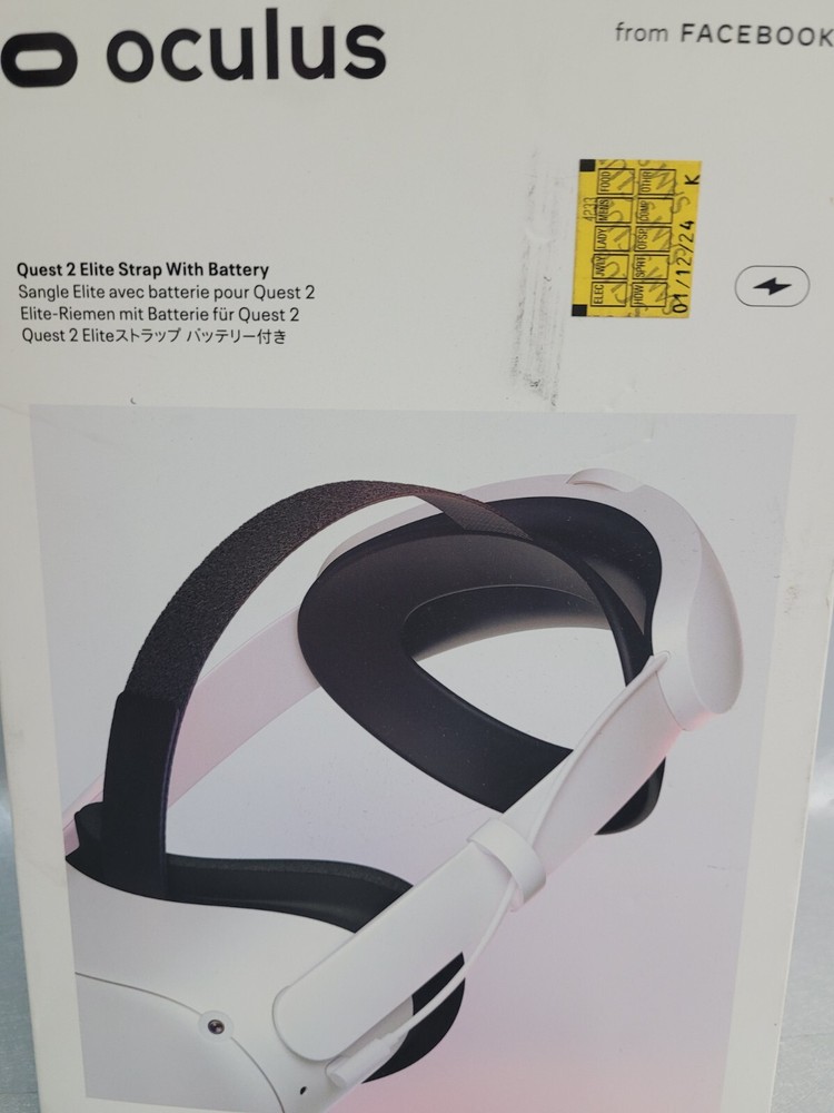 OPEN BOX OCULUS QUEST 2 ELITE STRAP W BATTERY HEADSET FROM FACEBOOK