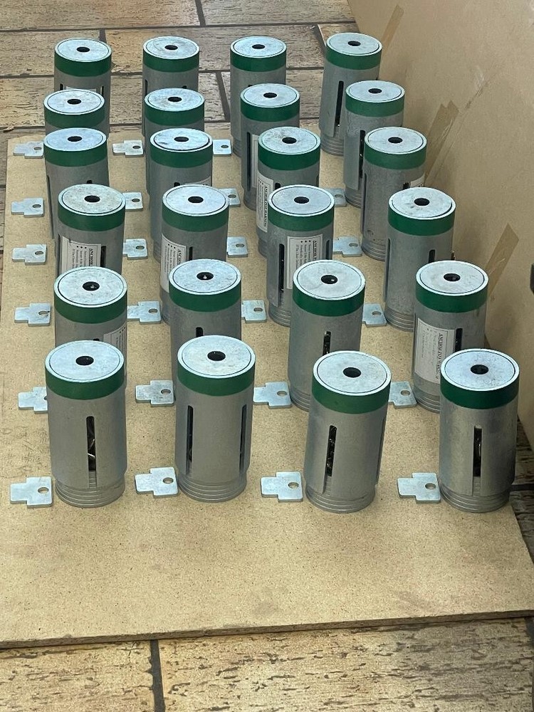 24 pcs Floor Anchor Pots Auto Frame Machines and Pulling Posts Anchoring pots