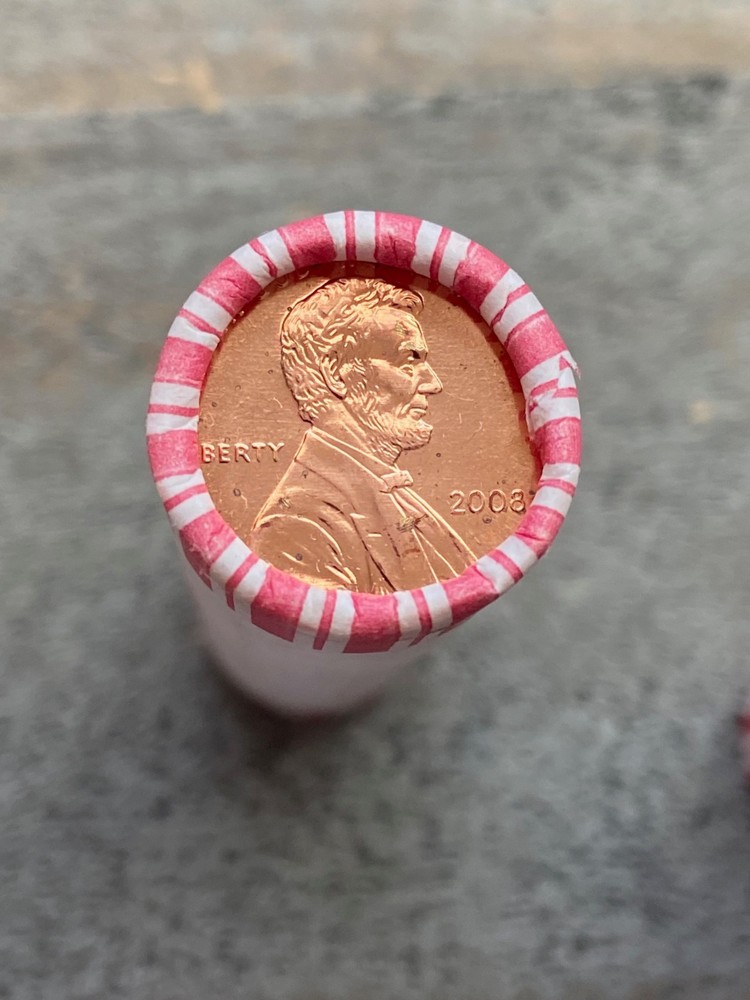 US Penny roll Set - 2008-2014 (7 UNC Rolls)