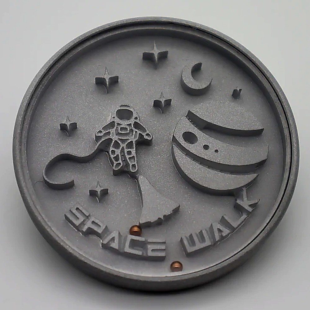 Space Walk – Dexterity Puzzle Mojo Mfg Aluminum Skill Game Brain Teaser