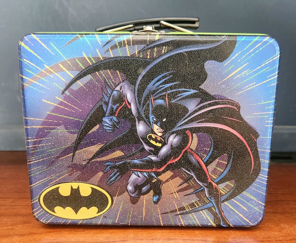 Batman and The Joker Lunch Tin From 2000 Graphics Inside