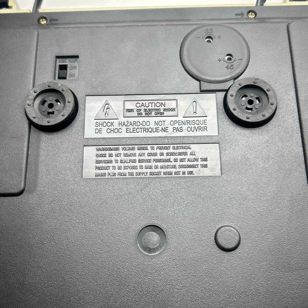 Sony PS-J11 Stereo Turntable System Record Player Auto Return Tested & Working