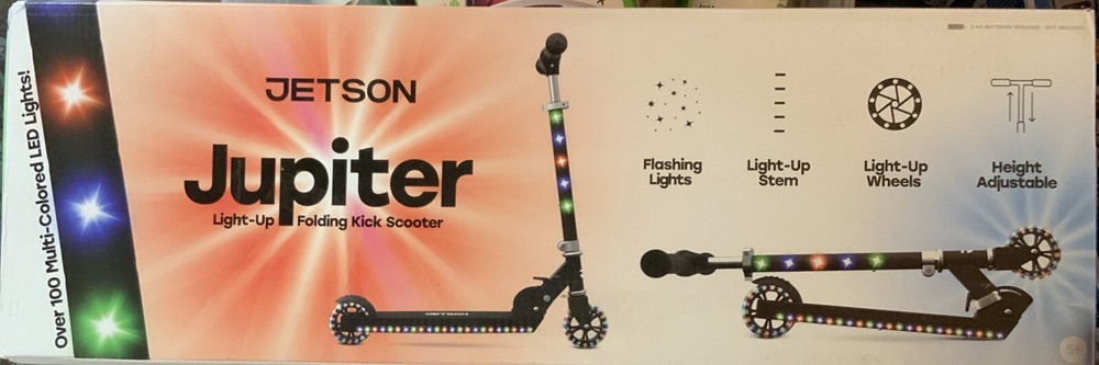 🔹 Jetson Jupiter Light Up Folding Kick Scooter - NEW