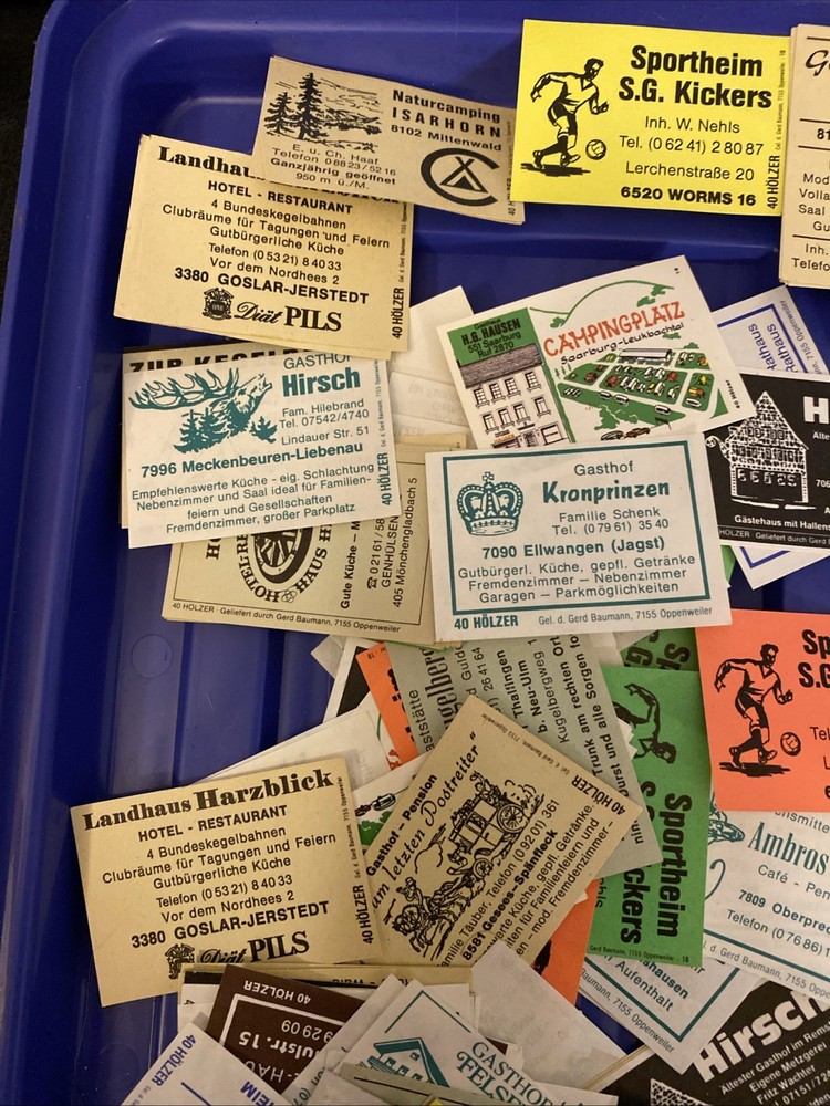 Assorted Matchbox Labels Most Foreign