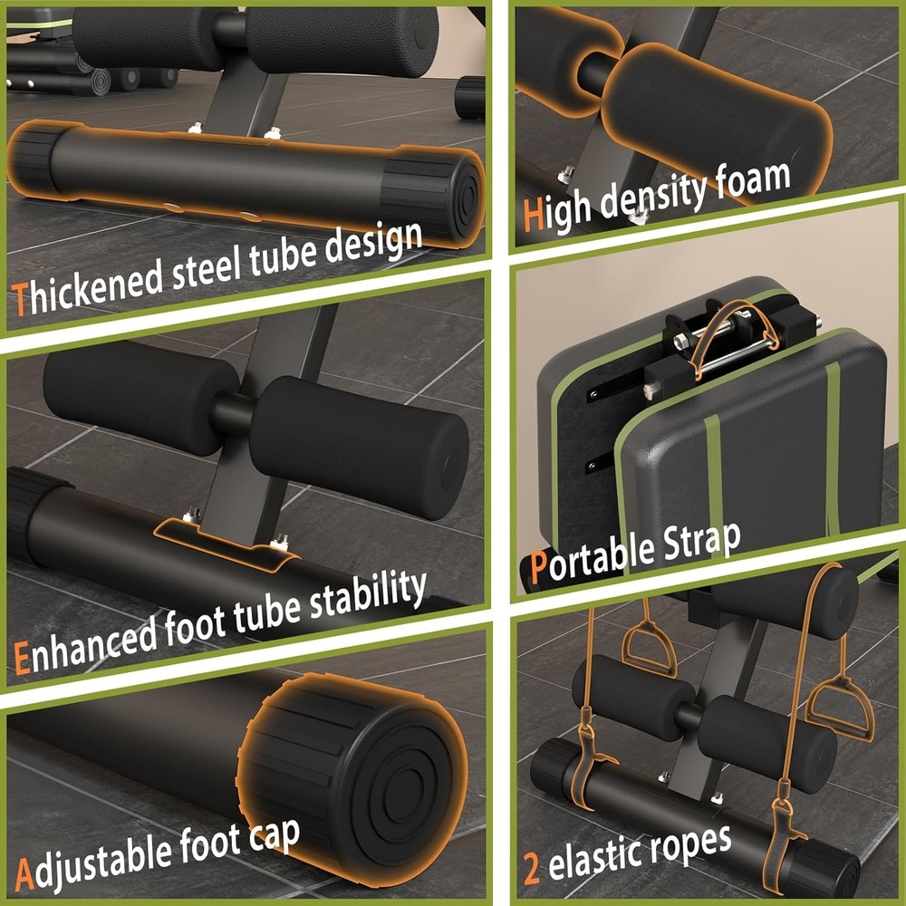 Adjustable Weight Bench Home Gym Foldable 700LBS Multi-Purpose Workout Bench