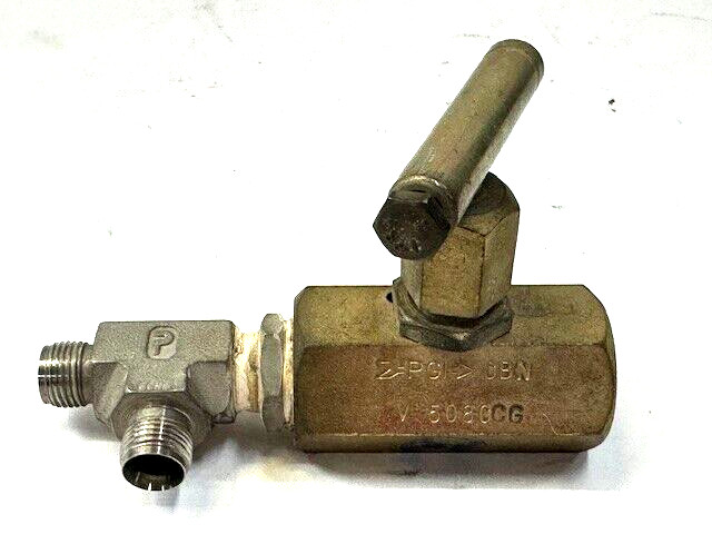 PGI NEEDLE VALVE V508CCG 1/2" X 1/2" THREADED FITTING