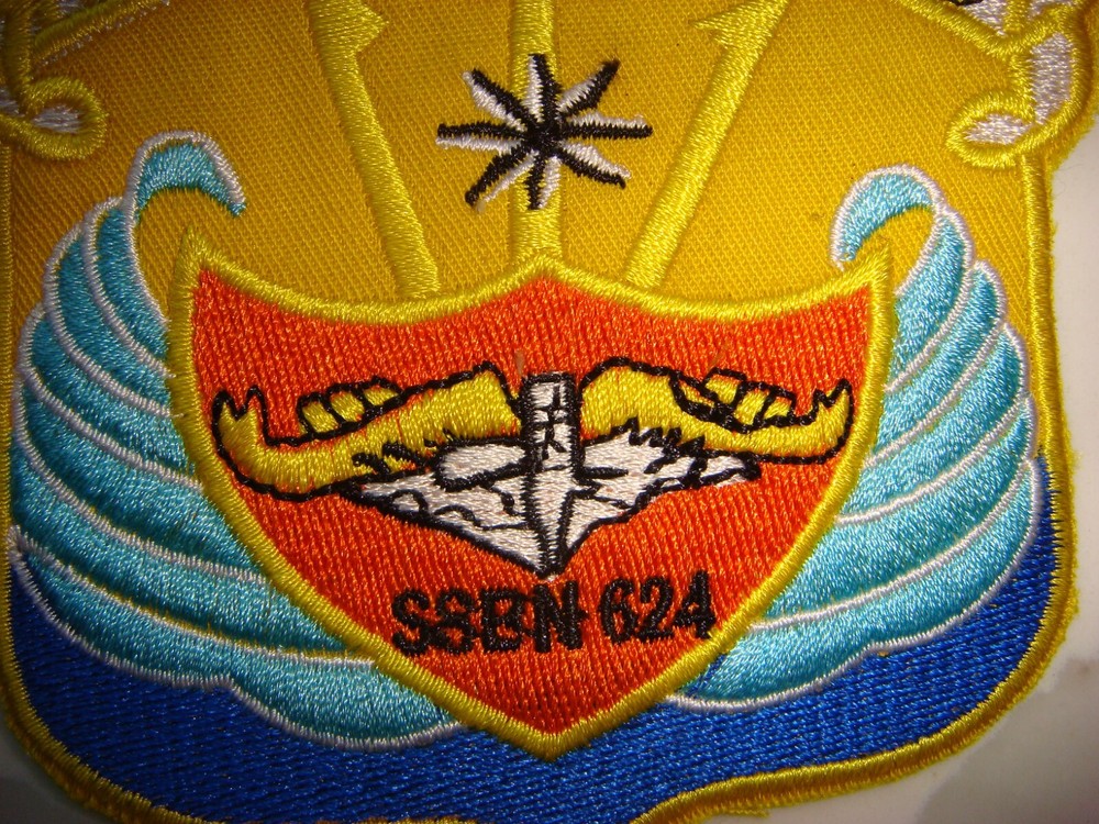 US NAVY PATCH USS WOODROW WILSON SSBN 624