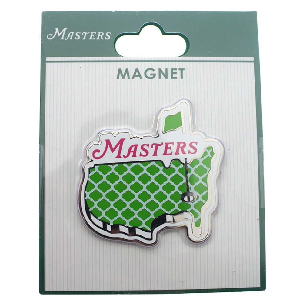Masters Lime and Pink Decorative Logo Magnet