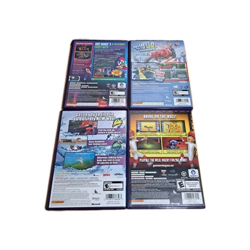 Xbox 360 Kinect Bundle: Sensor Bar 1414 with 8 Kinect Games