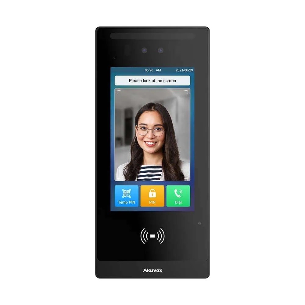 Akuvox E18C 7" Touch Screen Face Recognition IP Access Control Terminal PoE IP65