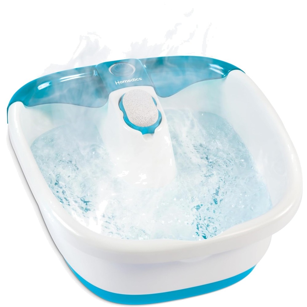 Bubble Mate Foot Spa, Toe Touch Controlled Foot Bath with Invigorating Bubble...