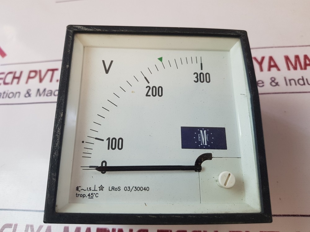 Emc lros 03/30040 volt meter