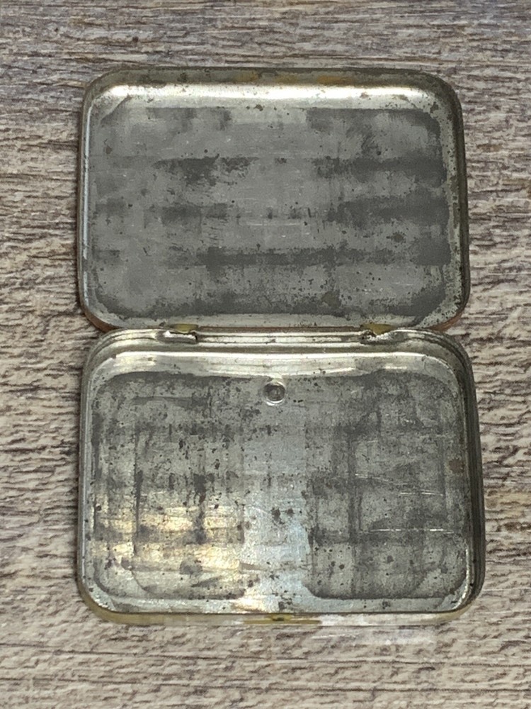 ERO Five Standard Fuses Empty Hinged Tin Box