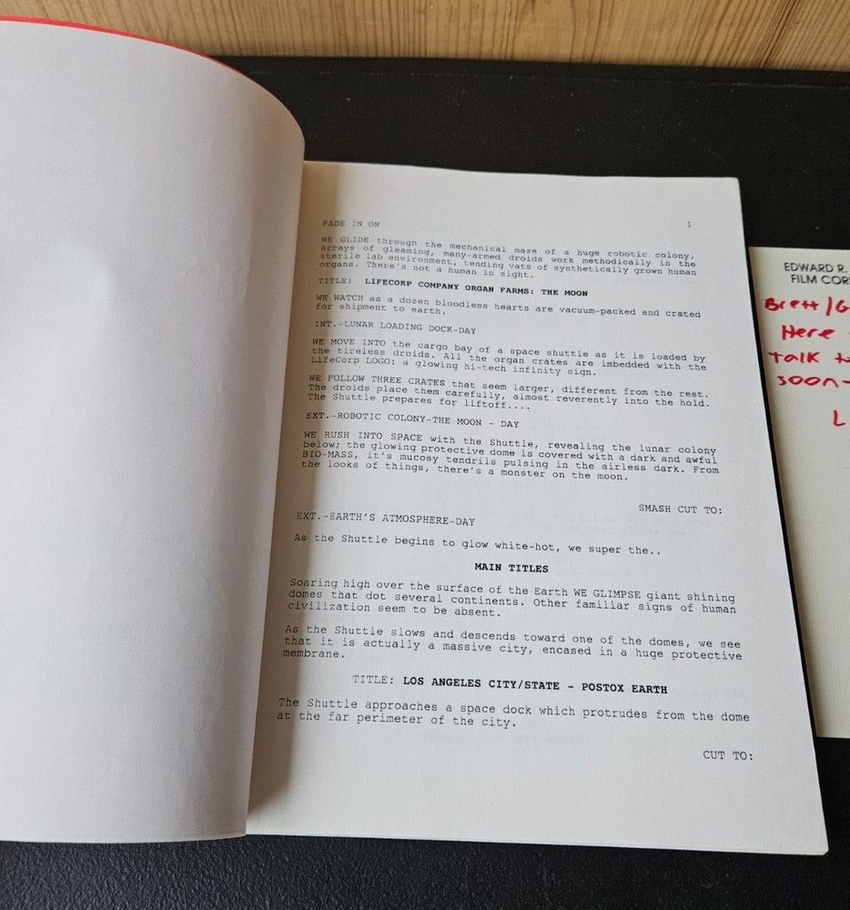 THE IMMORTALS. 1993 MOVIE SCRIPT. B. LEONARD &G.EVERETT, A.GOLDSMAN. E.PRESSMAN