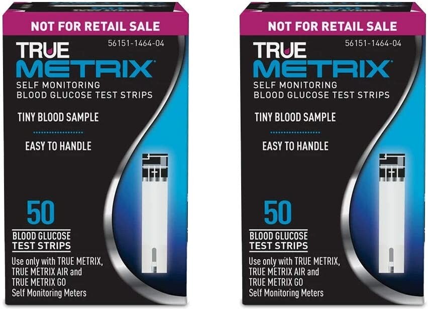 True Metrix Blood Glucose 100 Test Strips Exp : 12/31/2024