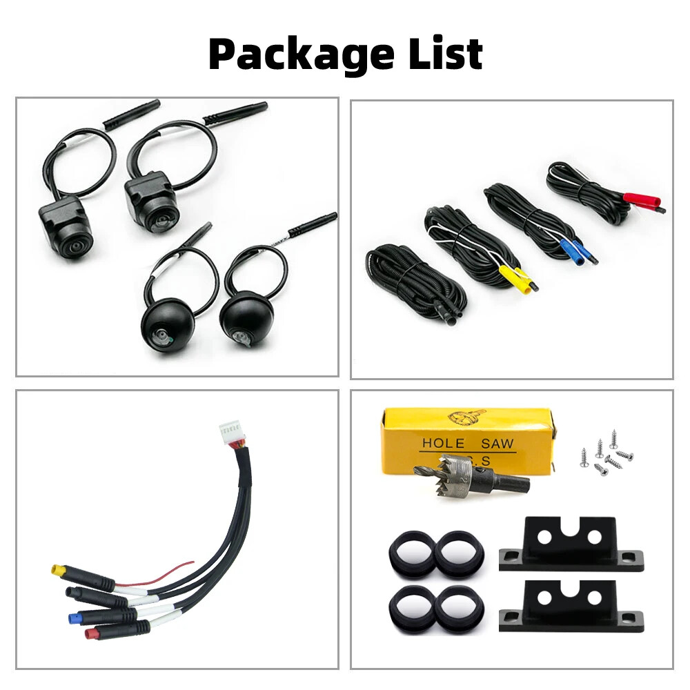 Car 360° Panoramic System Camera for Android Multimedia Screen