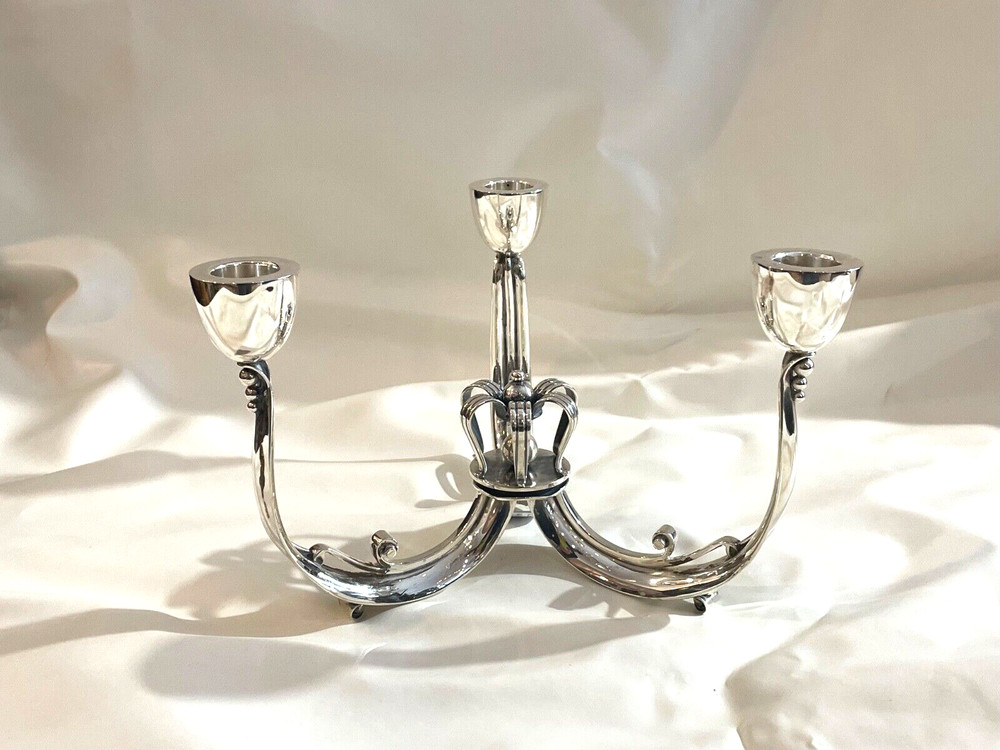 Holger Rasmussen Denmark Vintage Sterling Silver Candlestick