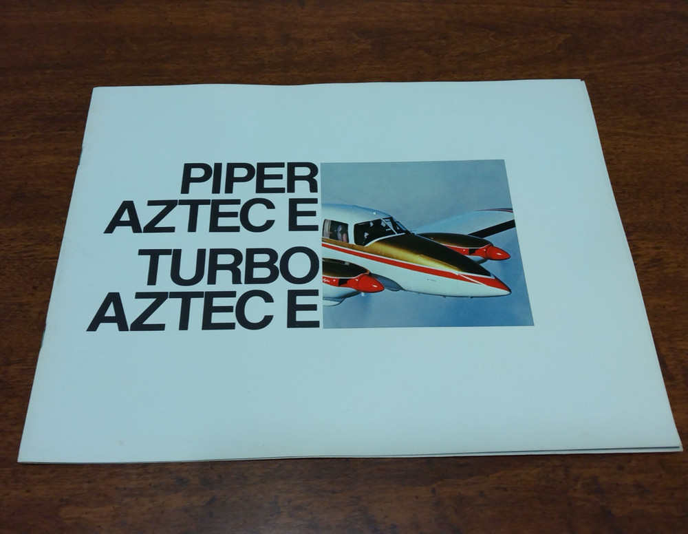 Piper Aztec E Turbo Aztec E 1970 Brochure