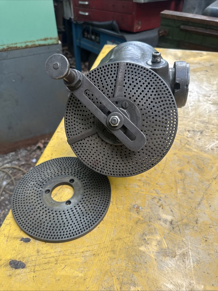 Kempsmith Tilting Adjustable Angle Dividing Head, Tailstock, & Indexing Plates