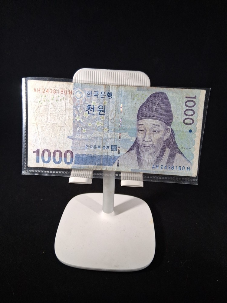 2007 SOUTH KOREA 1000 WON BANKNOTE