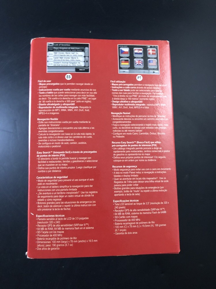 VI NAV730 GPS NAVIGATION 3.5”works Ve8