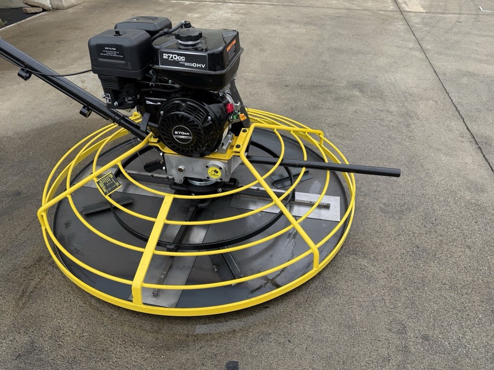 47" Power Trowel Cement Surface Finisher Machine & 9Hp 270cc Engine W/Float Pan