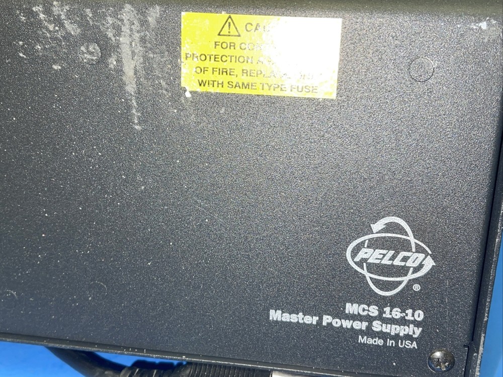PELCO MASTER POWER SUPPLY MCS16-10