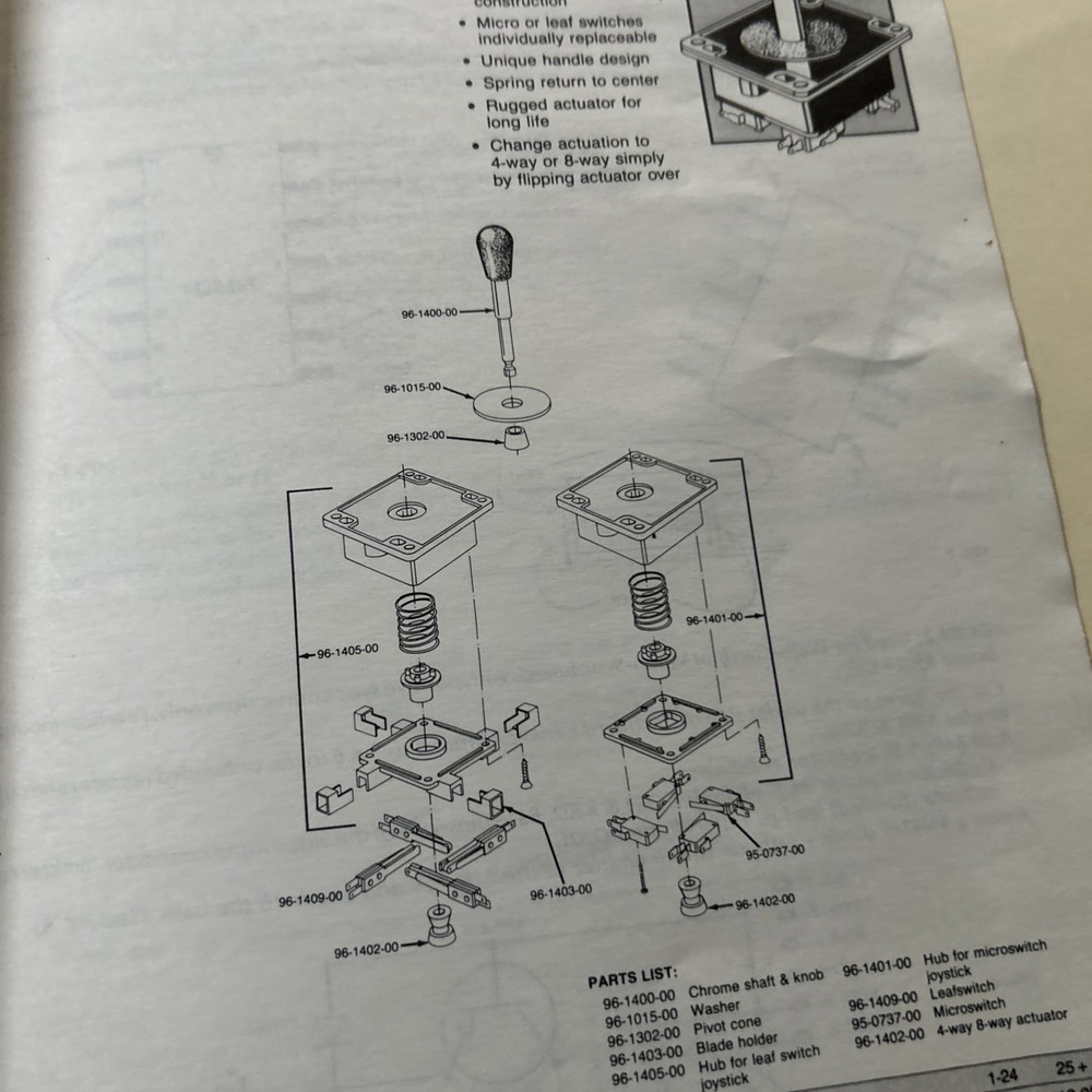 Raiden Fabtek ORIGINAL owners manual ARCADE Video GAME