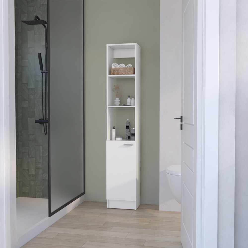 Linen Cabinet Marion, Bathroom, White