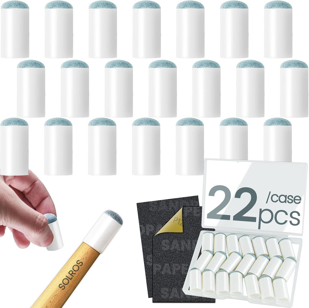 Puntas de taco de billar (22, 13 mm)