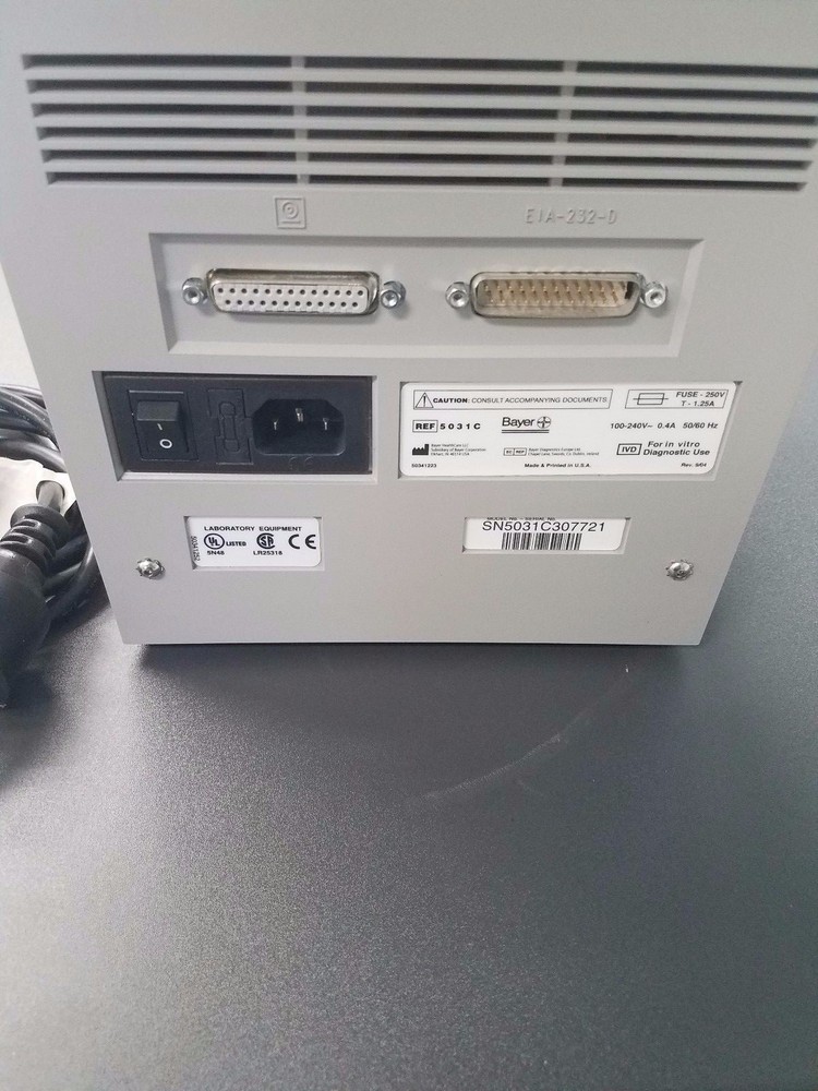 Bayer DCA 2000+ Hemoglobin Blood Analyzer + SR002810 Program Card